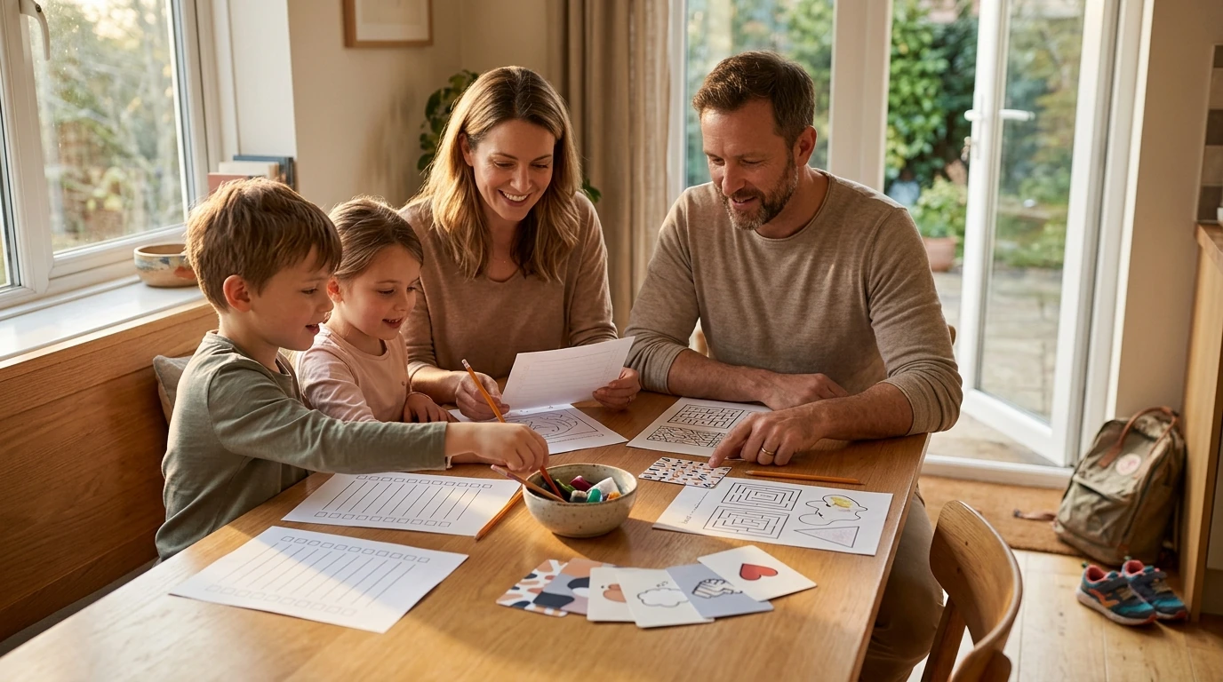 Printable Family Bonding Routine: At-Home & Outdoor Fun